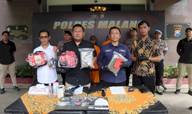 *Polres-Malang-Berhasil-Bongkar-Peredaran-Narkoba-Jaringan-Lapas,-2-Kilogram-Ganja-Disita*