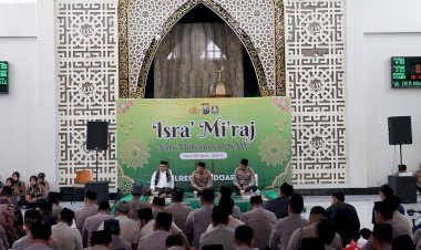 Polresta-Sidoarjo-Gelar-Peringatan-Isra-Mi'raj