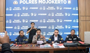 Polres-Mojokerto-Amankan-3-Tersangka-Pencurian-Brankas-isi-Rp.1,4-Miliar-Milik-Kampus-UAC-Pacet
