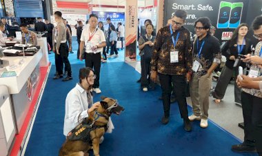 Korsabhara-Baharkam-Polri-Pukau-Pengunjung-Indo-Security-2026-Expo,-Tampilkan-Alsus-Modern-dan-Layanan-Humanis