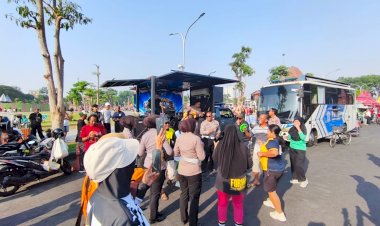 Tidak-Hanya-Pengamanan,-Polresta-Sidoarjo-Hadirkan-Layanan-Publik-di-CFD