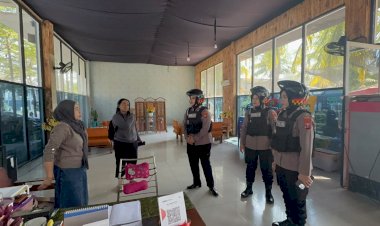 Polwan-Jenggala-Presisi-Patroli-Sekolah-dan-Perumahan,-Sampaikan-Imbauan-Kamtibmas