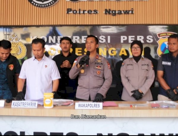 Polres Ngawi Ungkap Penyalahgunaan Pupuk Bersubsidi Ilegal