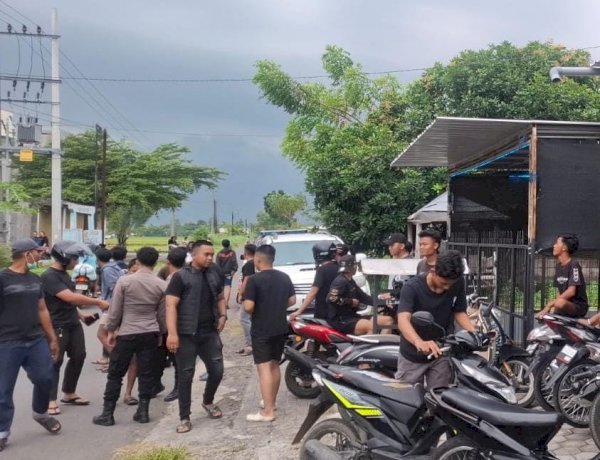 Polres Probolinggo Bubarkan Balap Liar di Besuk 21 Unit Motor Diamankan