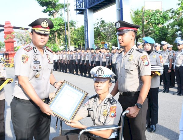 Bripda Sakti Terima Penghargaan Usai Insiden Viral Hentikan Bus Langgar Jalur
