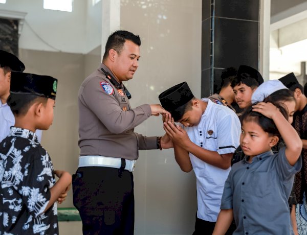 Hari Bhayangkara ke - 80 Polres Jember Salurkan Bantuan untuk Yayasan Yatim Piatu
