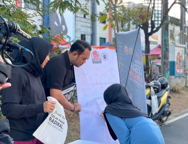 Densus 88 AT Polri Ajak Masyarakat Tolak Radikalisme dan Bullying melalui Kampanye Edukasi di Car Free Day Makassar