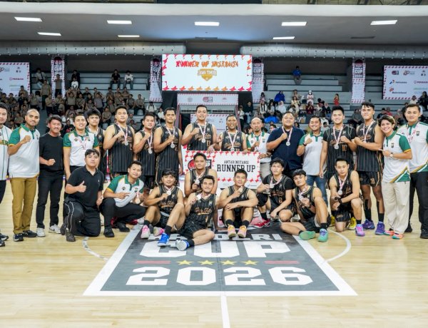 Tim Basket Polda Jatim Raih Runner-up Kapolri Cup 2026 Kategori Antar Instansi