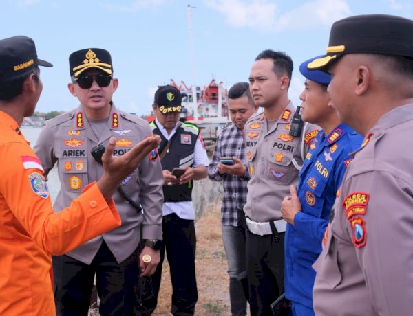 Polresta Sumenep Buka Posko Darurat, Respon Cepat Penanganan Korban Kebakaran KM Mutiara Sentosa 2