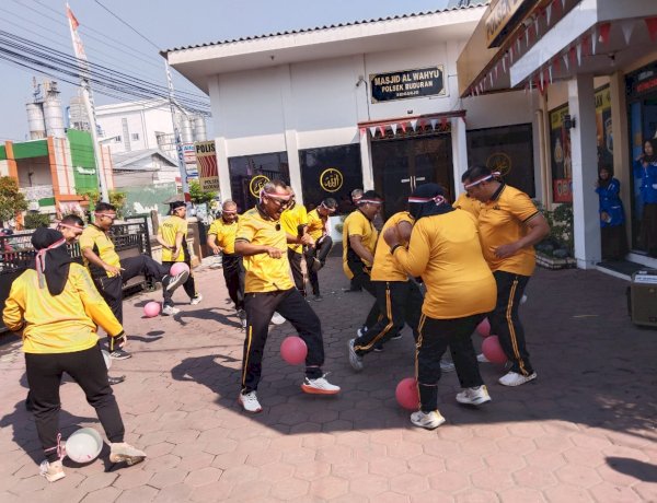 Semarak HUT Kemerdekaan RI ke-81, Polsek Buduran Gelar Lomba Tradisional Pererat Soliditas Personel