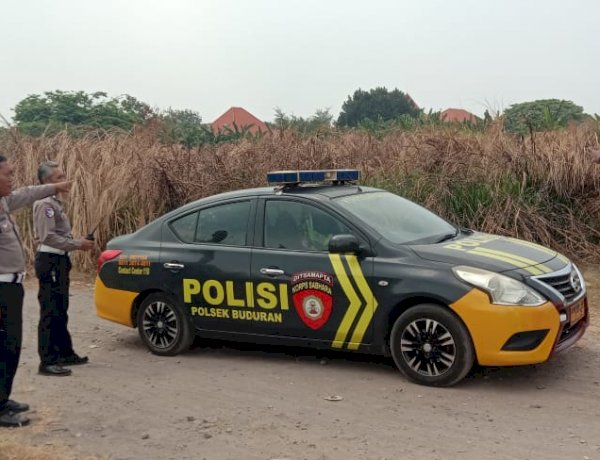Cegah Karhutla, Polsek Buduran Pantau Lahan Kosong dan Imbau Warga Waspada