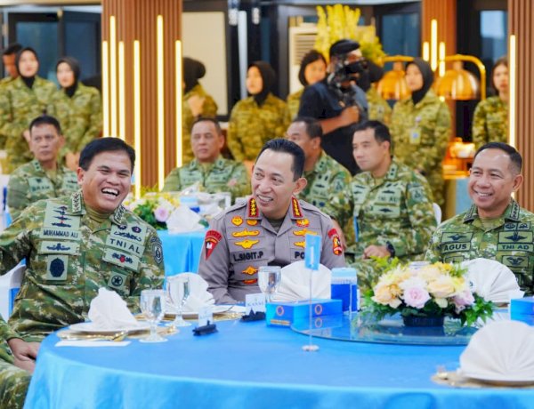 Kapolri Hadiri Silaturahmi Strategis Pimpinan Lembaga Negara di Mabes TNI AL