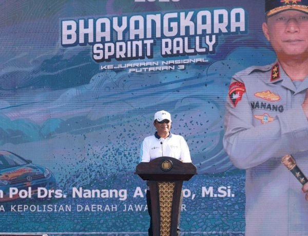Kapolda Jatim Buka Kejurnas Bhayangkara Sprint Rally 2026, Dorong Sportivitas dan Ekonomi Pasuruan