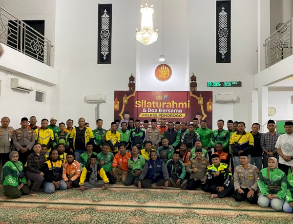 Polres Ponorogo Rangkul Komunitas Ojol Perkuat Sinergi Jaga Kamtibmas