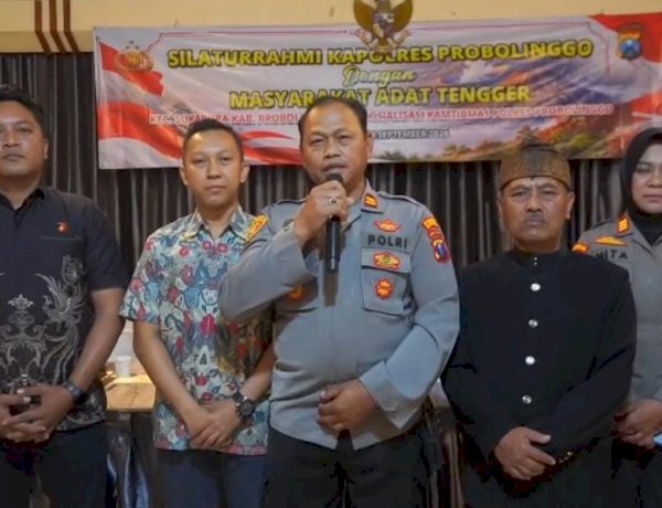 Polres Probolinggo Gandeng Masyarakat Adat Tengger Jaga Kamtibmas dan Cegah Karhutla Bromo