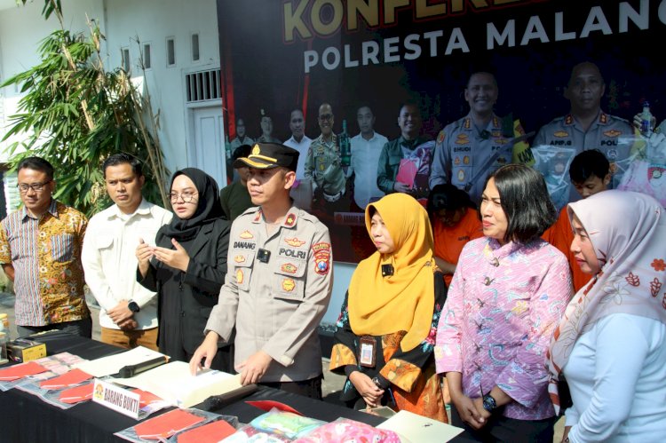 Polresta Malang Kota Berhasil Bongkar Sindikat Perdagangan Bayi