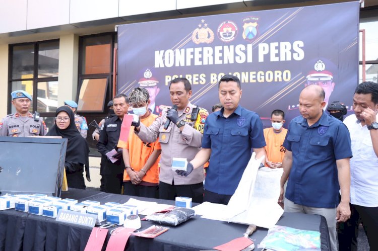 Wujudkan Kondusifitas, Polres Bojonegoro Berhasil Ungkap Sejumlah Tindak Pidana