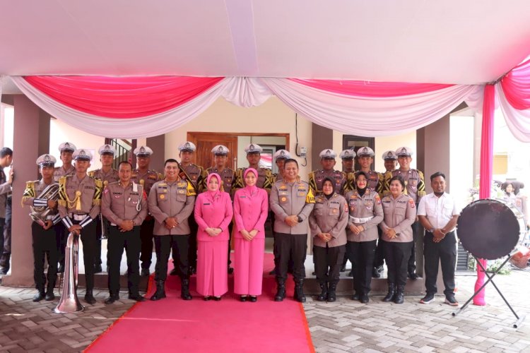 Kapolresta Sidoarjo Resmikan Gedung Bhayangkari, Gedung K9, Pospol Porong, Korps Musik dan Tim Hadrah