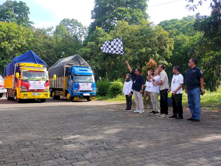 Polres Jember Kawal Pendistribusian Awal Logistik Pemilu di Seluruh Kecamatan