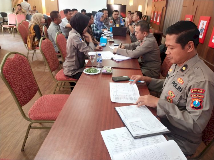 Wujud Transparasi Pengelolaan Keuangan Polres Jember, Itswasda Polda Jatim Lakukan Asistensi