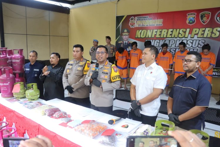 Dua Lokasi LPG Oplosan Di Sidoarjo Diungkap Polisi