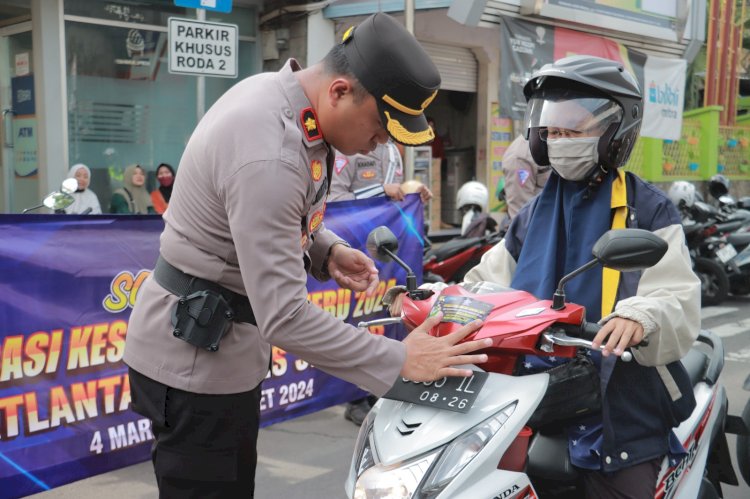 Operasi Keselamatan Semeru 2024, Polres Jember Ajak Masyarakat Wujudkan Kamseltibcarlantas