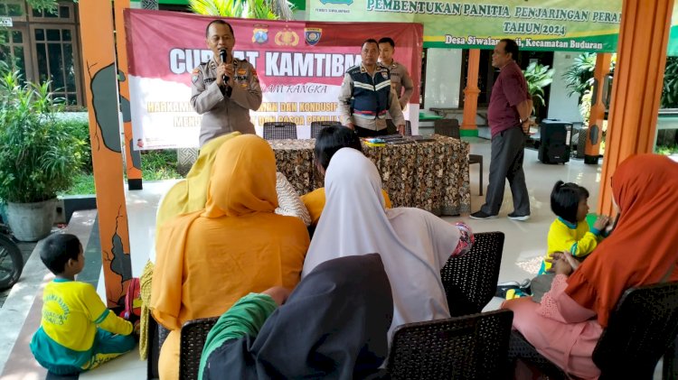 Curhat Kamtibmas bersama Warga Siwalan Panji