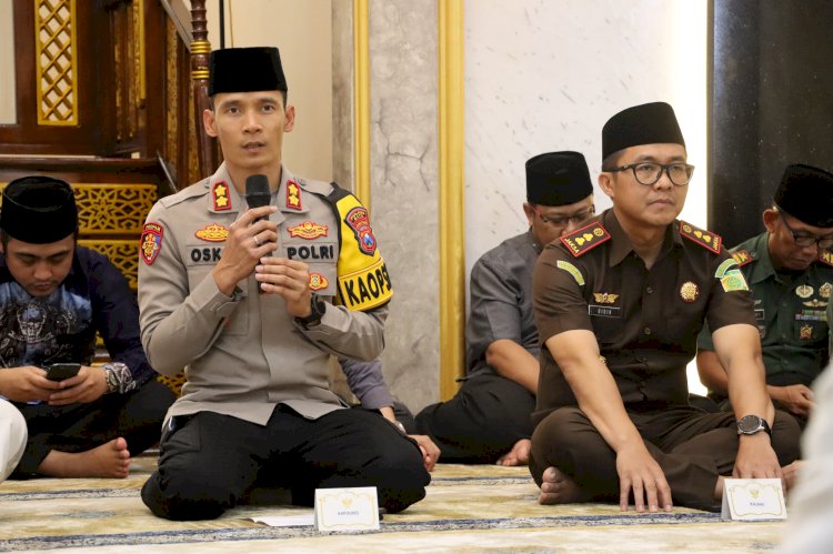 Safari Ramadhan Bersama Forkopimda, Kapolres Batu Ajak Warga Jaga Kamtibmas