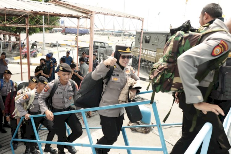 Polres Gresik Libatkan Tim Trauma Healing untuk Korban Gempa di Pulau Bawean