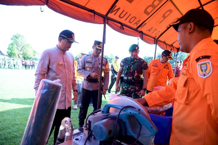 Polres Madiun Kota Siagakan Personel Gabungan Siap Tangani Bencana