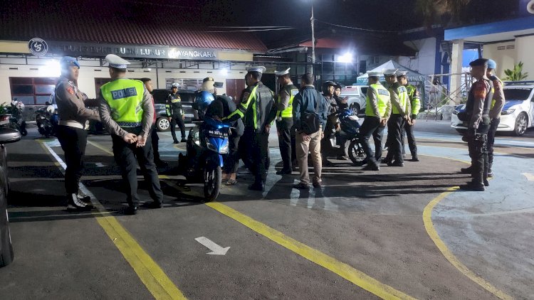 Respon Keluhan Warga di Jum'at Curhat, Polres Kediri Kota Amankan Puluhan Motor Diduga Balap Liar