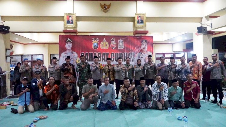 Sahabat Curhat di Krian, Ngobrol Gayeng Seputar Kamtibmas