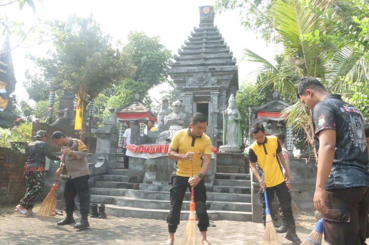 Polres Mojokerto Bakti Religi Sambut Hari Bhayangkara Ke-78