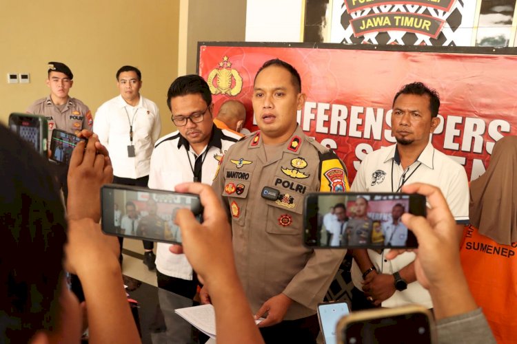 Polres Sumenep Amankan Oknum Guru Tersangka TPPO