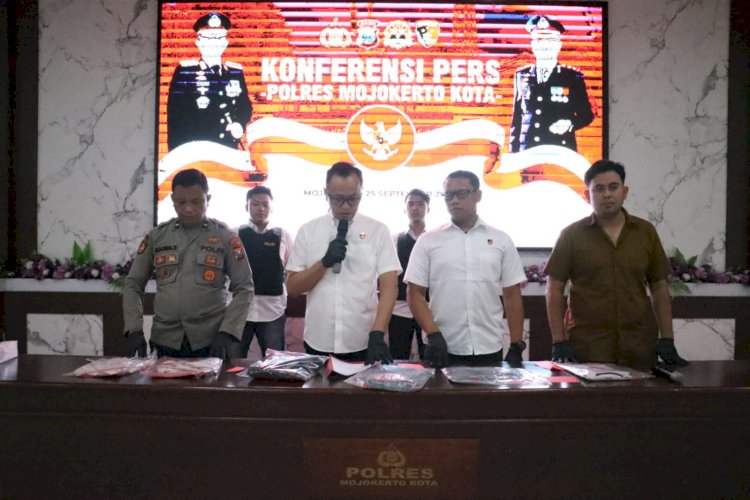 Polres Mojokerto Kota Amankan Terduga Pelaku Pencabulan Anak