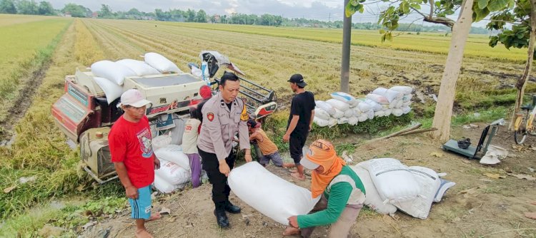 Polsek Tarik Berkomitmen Mendukung Program Asta Cita Ketahanan Pangan Nasional Melalui Koordinasi dengan Para Petani