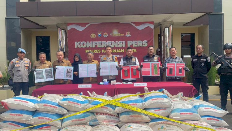 Polisi Berhasil Ungkap Penyalahgunaan Pupuk Bersubsidi Capai 2,8 Ton di Kota Pasuruan