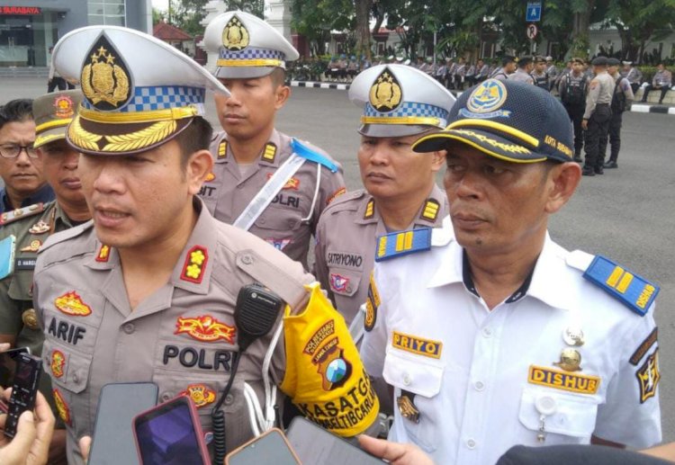 Polrestabes Surabaya Siapkan 12 Titik Penyekatan Pada Malam Pergantian Tahun