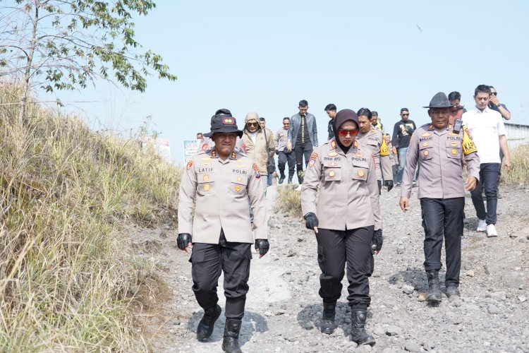 Cegah Karhutla, Polres Kediri Siagakan Ratusan Personel Gabungan di Lereng Kelud